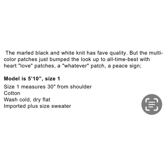 Torrid Marled Knit Patch Long Sleeve Pullover  Sweater - Picture 4 of 14